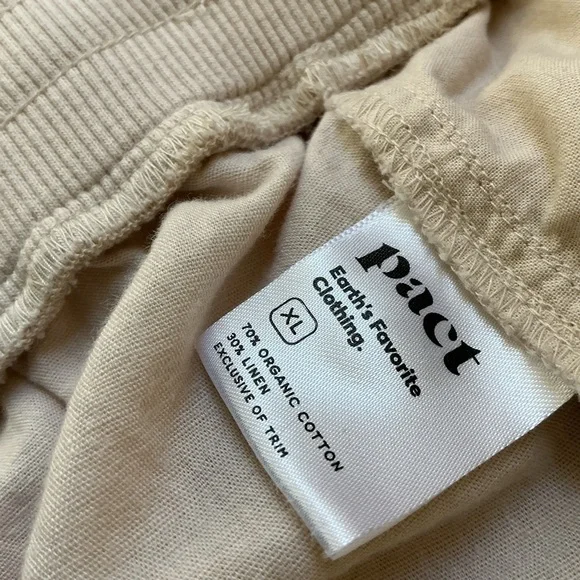 Pact Canopy Linen Blend Wide Leg Pants - Picture 10 of 11